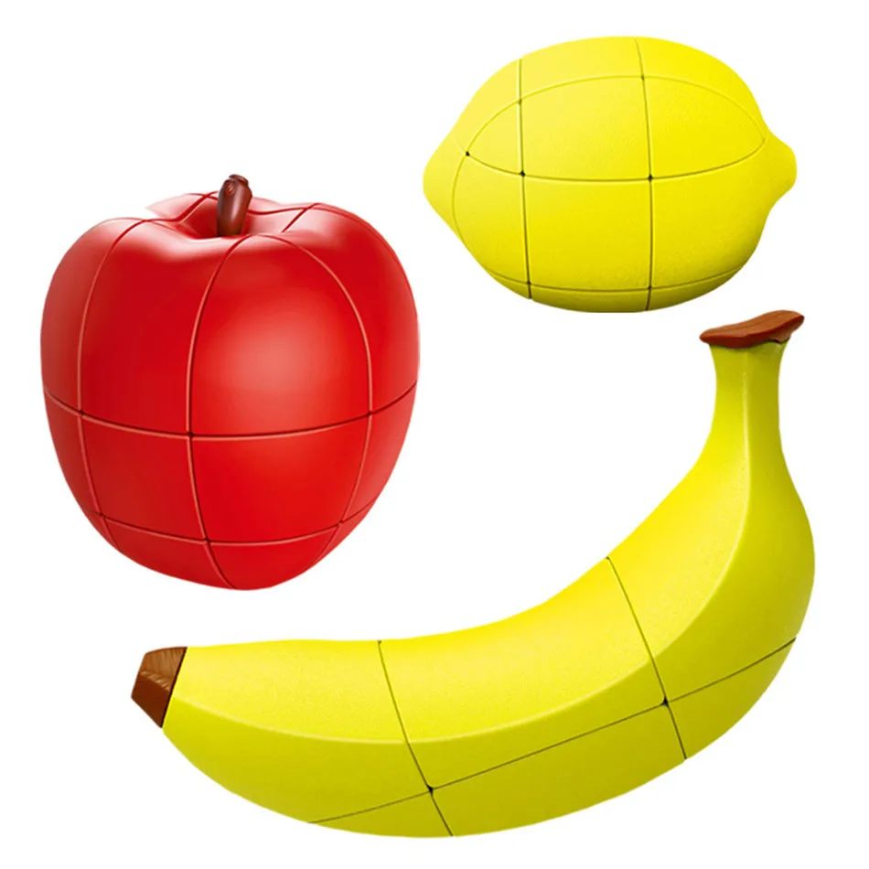 Comansi Banana Cube – Cubo Mágico De Velocidad Con Forma De Plátano, Juego Educativo Para Ejercitar La Mente, +5 Años, Fácil De Girar Y Coleccionable