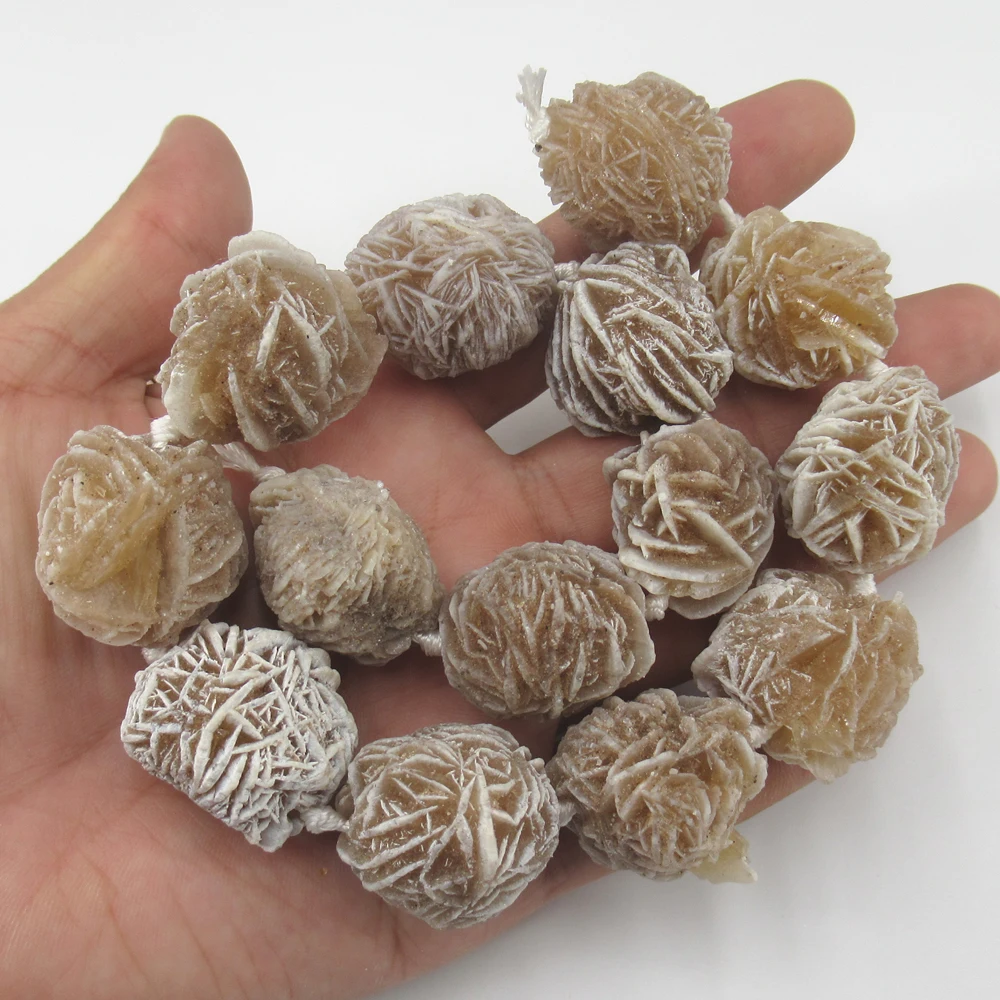 APDGG 25x27mm-27x29mm Natural Desert Rose Selenite healing crystals minerals clusters Gems Stone 17\