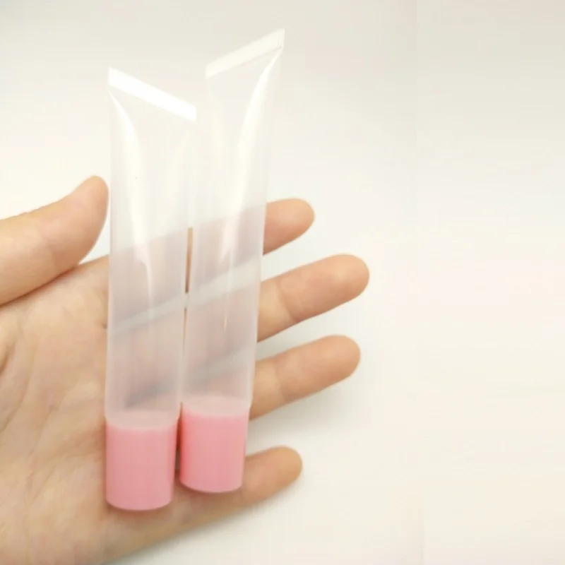 Empty Cosmetic Tubes Packaging 20 g 15 g 10g Gold Silver Pink Lipgloss Squeeze Tube Lip Gloss Packaging 50/100pcs