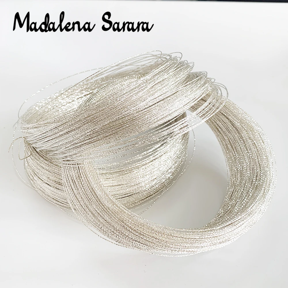 

MADALENA SARARA Sterling Silver Wire For DIY Jewelry Making 0.8mm Optional 5m/lot For Diy Jewelry Making