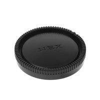 Rear Lens Body Cap Camera Cover Anti-dust 60mm E-Mount Protection Plastic Black for Sony A9 NEX7 NEX5 A7 A7II E5BA