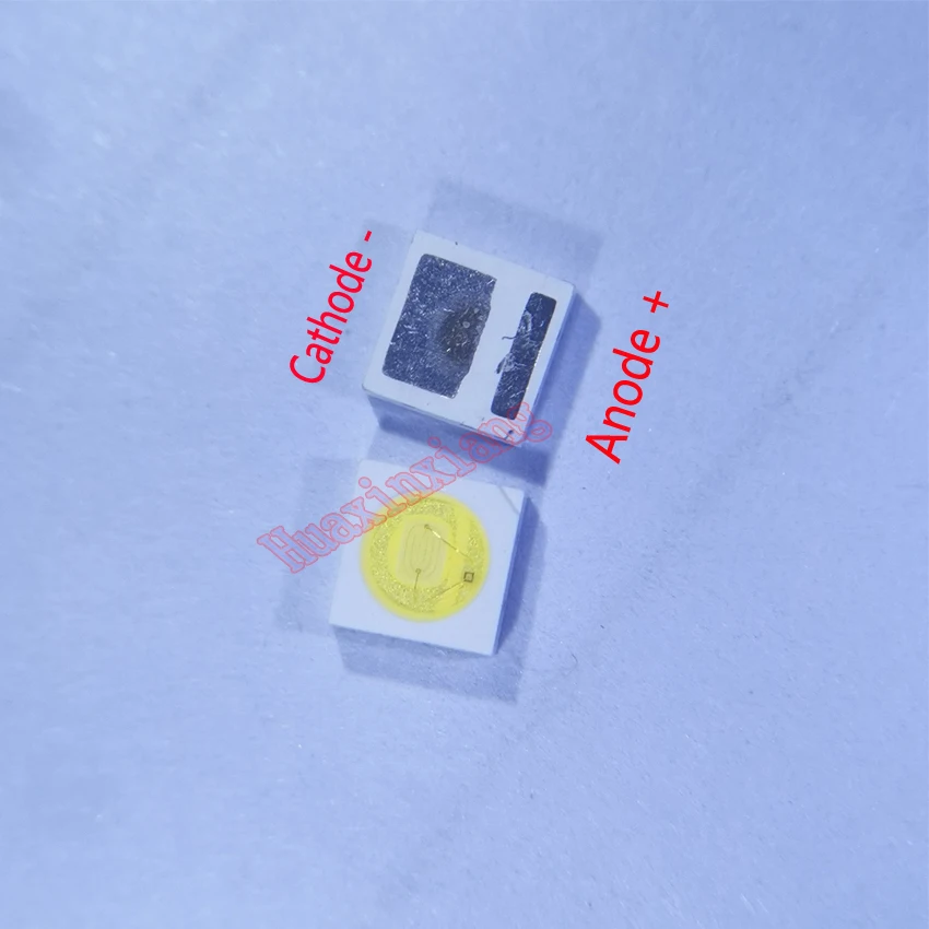 100PCS/Lot  SMD LED 3030 3V Cold White 70LM 250mA Beads For TV Backlight
