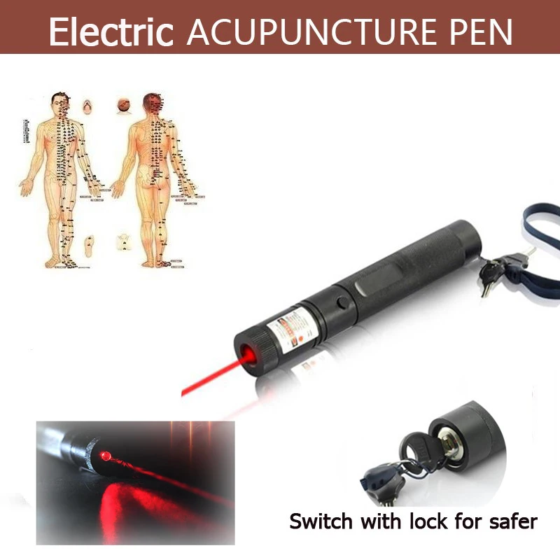 Laser Massage Acupuncture Pen Medical Health Acupuntura Pen Point Detector Pain Therapy Laser Acupuncture With Protective Goggle