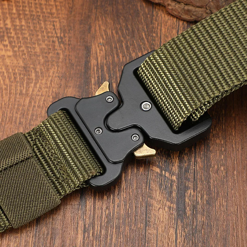 125-140long big size Belt Male Tactical military Canvas Belt Outdoor Tactical Belt men\'s Military Nylon Belts Army ceinture hom5