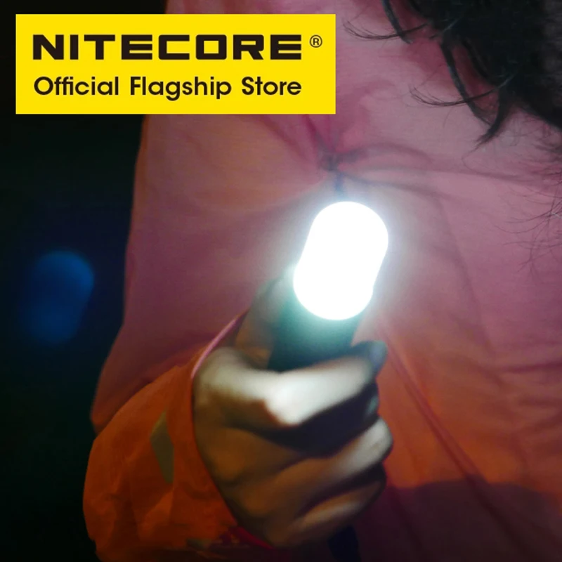 Внешний светодиодный фонарик NITECORE LA10 мини-фонарь для кемпинга, перезаряжаемая лампа фонарь с питанием от батареи AA, портативное освещение