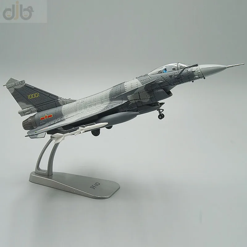 1:72 Diecast Military War Plane Collection Model Toy Jian-10 J-10 China Jet Fighter Aircraft Plane