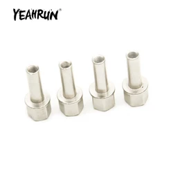 YEAHRUN 4 pcs/set Metal Nuts for 1/10 RC Car 12mm Wheel Hub Hex Drive Adapter Extension 15mm/20mm/25mm