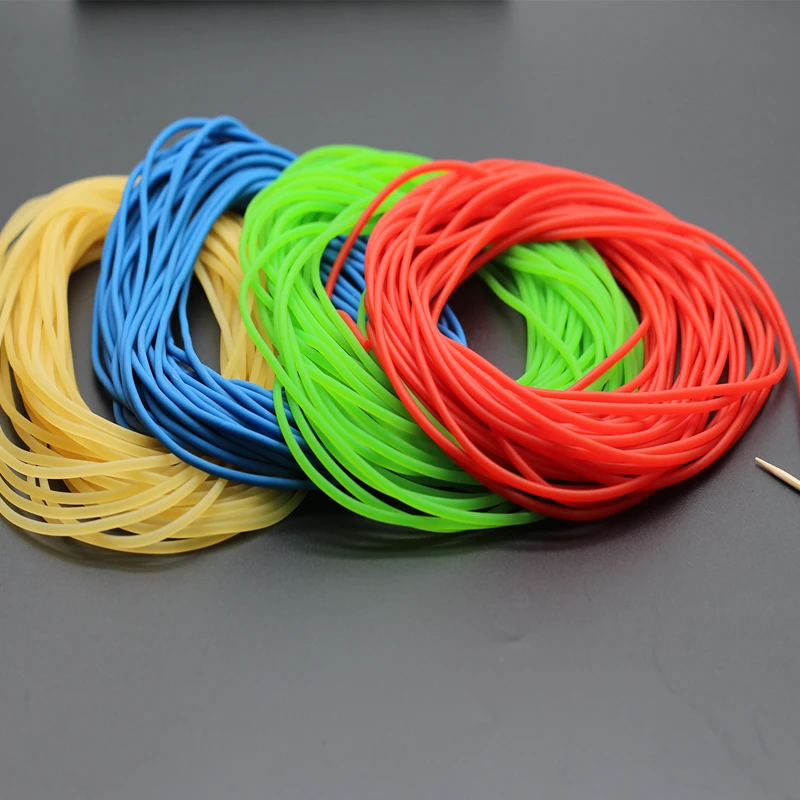 Solid Elastic Rubber Line Fishing Rope Band Strapping Fishing Line Elastic Rope Tied Line Fishing Line Pesca Fishing Accessories