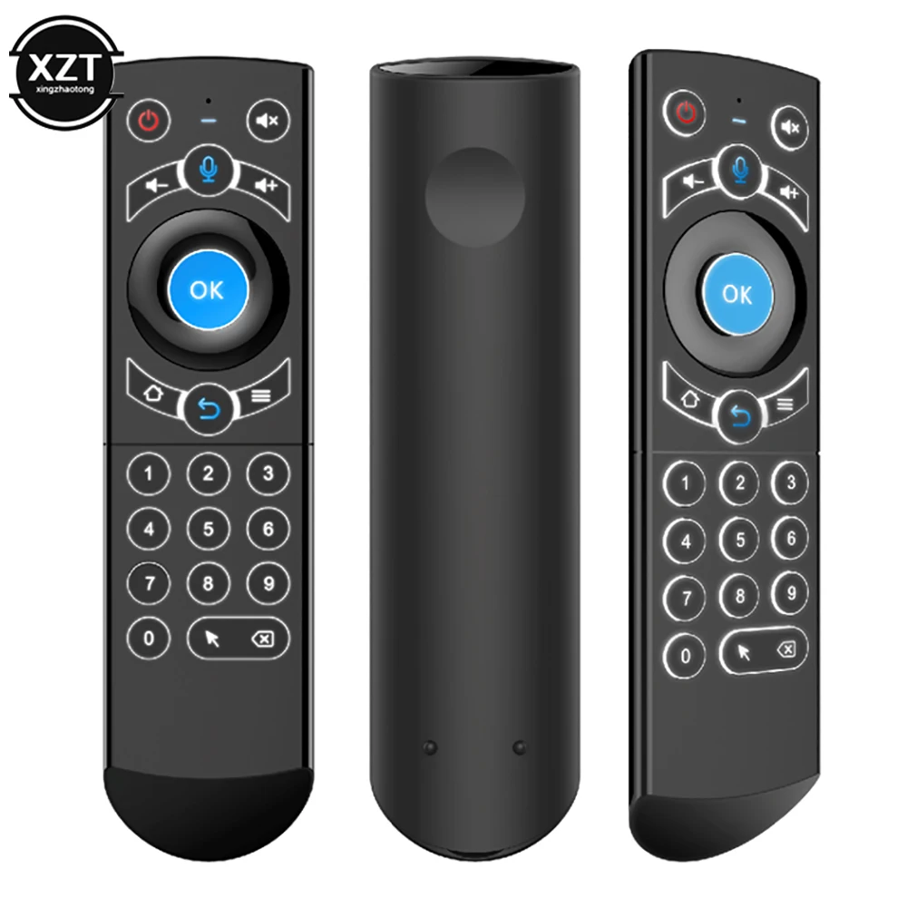 G21 PRO Voice Remote Control Backlit 2.4G Wireless Keyboard Air Mouse IR Learning Gyros for Android TV Box H96 MAX X3 Pro