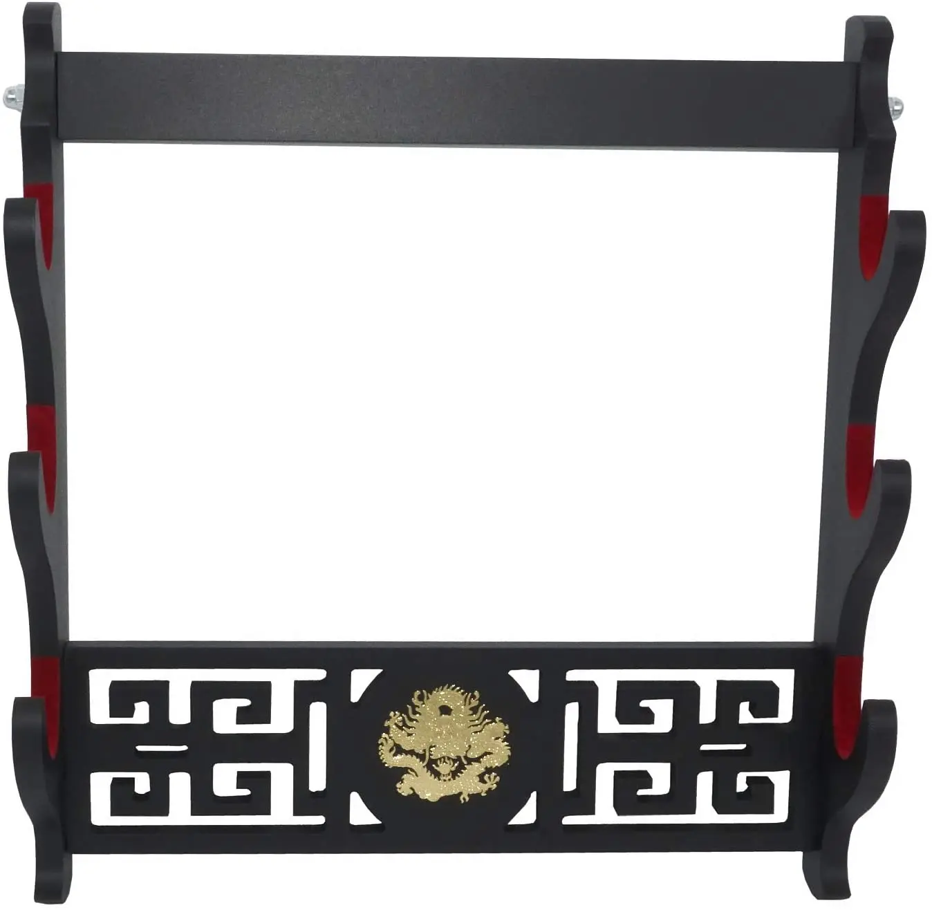 Dragon Sword Holder Wall Mount Velvet Padded Katana Stand Samurai Sword Holder Display Rack