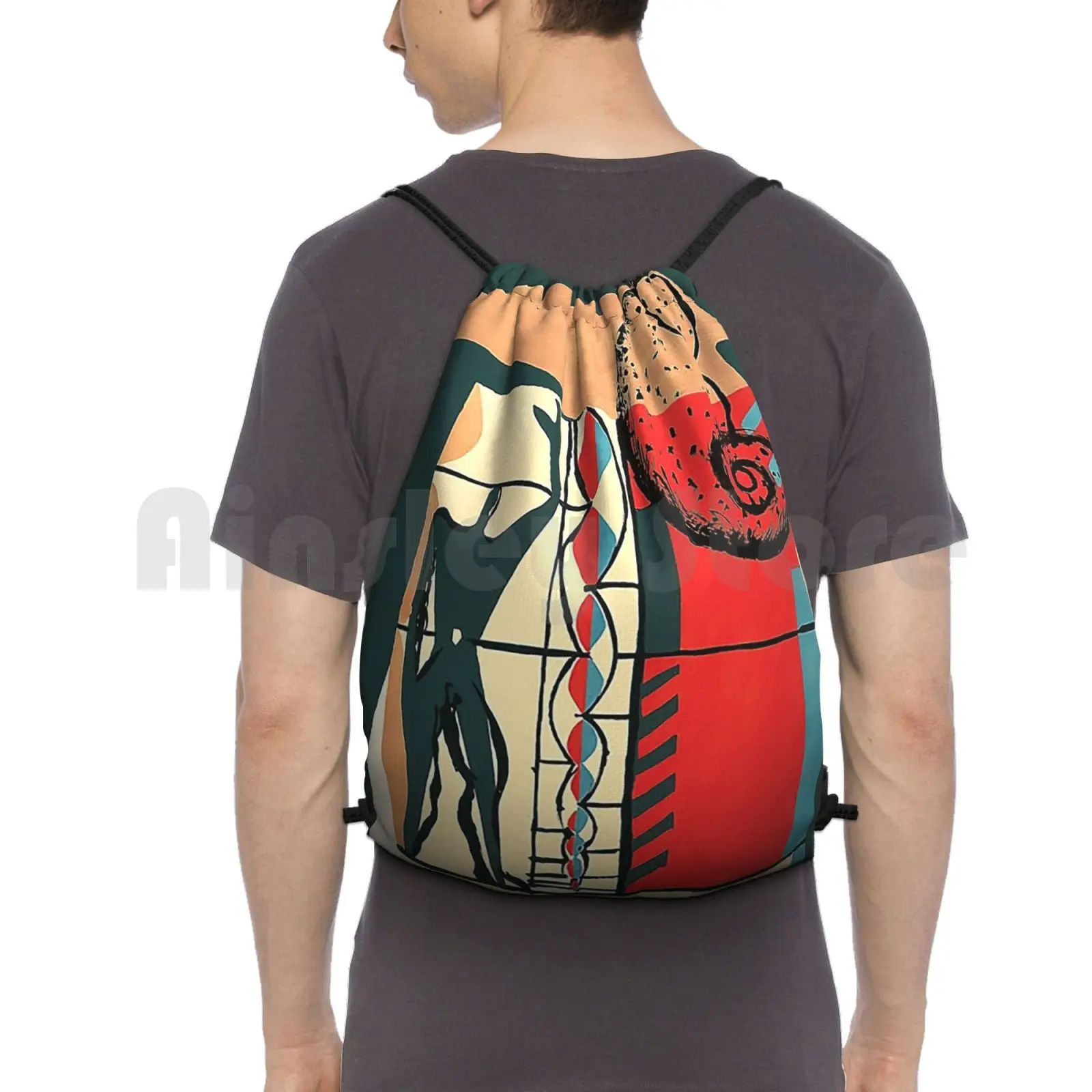 

Le Corbusier Modulor Backpack Drawstring Bag Riding Climbing Gym Bag Archilovers Bauhaus Le Corbusier Gropius Harvest Wright