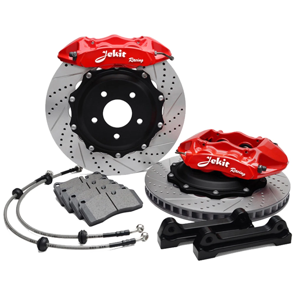 

Audi brake accessories 330x28 brake disc with center cap brake oil line with modified 4pots calipers for rim 17inch