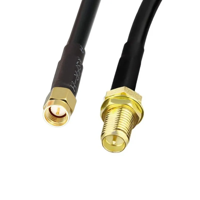 SMA Stecker auf SMA Stecker RG58 Koaxialkabel 1M 3M 5M 10M 20M SMA Stecker 3G 4G WiFi Antenne Verlängerung Kabel Stecker Adapter Pigtail – Detail 8