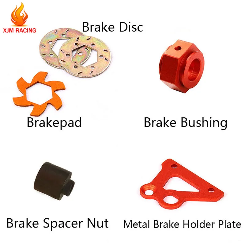 Metalowy stały uchwyt dystansowy płyta tarczowa piasta hamulca do 1/5 HPI Rofun Rovan KM BAJA 5B 5T 5SC zdalnie sterowane zabawkowe samochody części