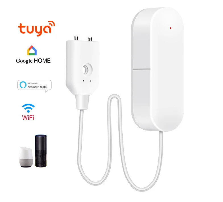 

WIFI Water Leakage Alarm Smart Mobile Detector Alerts Water Level Sensor Alarm Leak Home Securit App Control Home Security