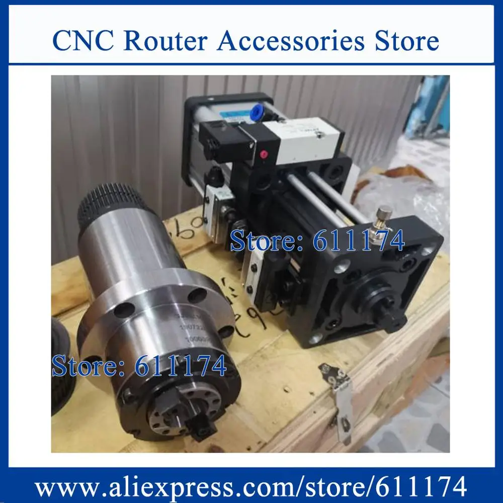 

ATC Spindle synchronous belt drive spindle BT30 10000rpm sleeve 90mm with air Cylider