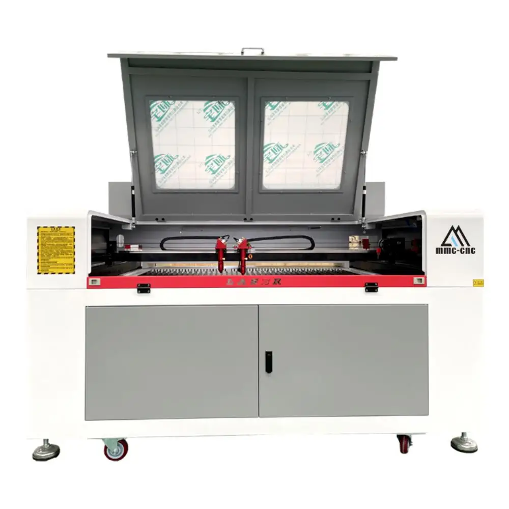 

Double Head 1325 1390 CNC NonMetal Laser Cutting Engraving Machine With Up-down Table CO2 Laser Cutter Reci 180w/100W Laser Tube