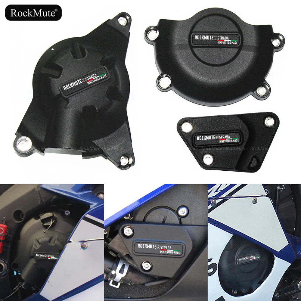 Engine Guard Cover Protector For Yamaha YZF-R6 2006-2020 R6 Motorcycle Gear Box Case Full Cover Crash Protection NOT GBRacing