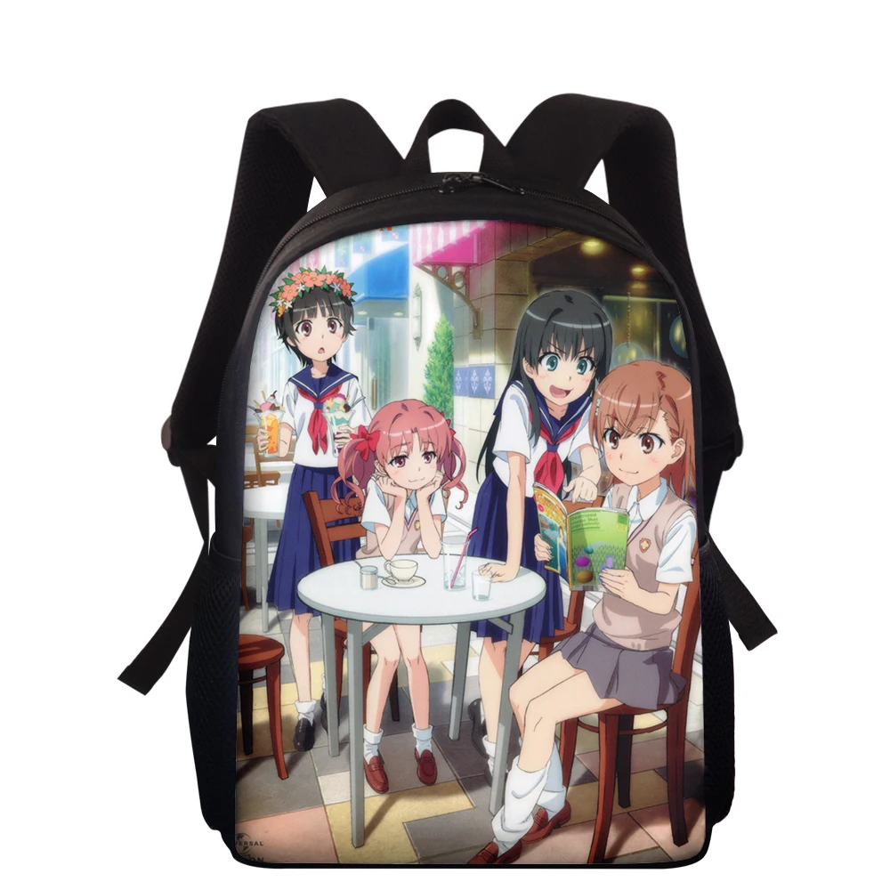 ELVISWORDS-mochilas escolares con estampado de personajes de Anime para niños y niñas, morral Escolar, a la moda