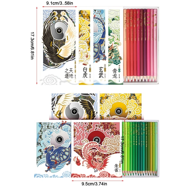 فن الرسم والرسم أقلام رصاص ألوان زيت قلم فينيكس الشرقية النمط الصيني بدعة الرسم الملون التقليدي الفن