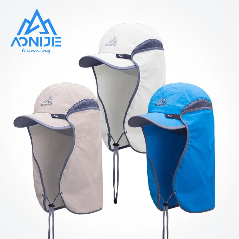 

AONIJIE E4089 Unisex Fishing Hat Sun Visor Cap Hat Outdoor UPF 50 Sun Protection with Removable Ear Neck Flap Cover for Hiking