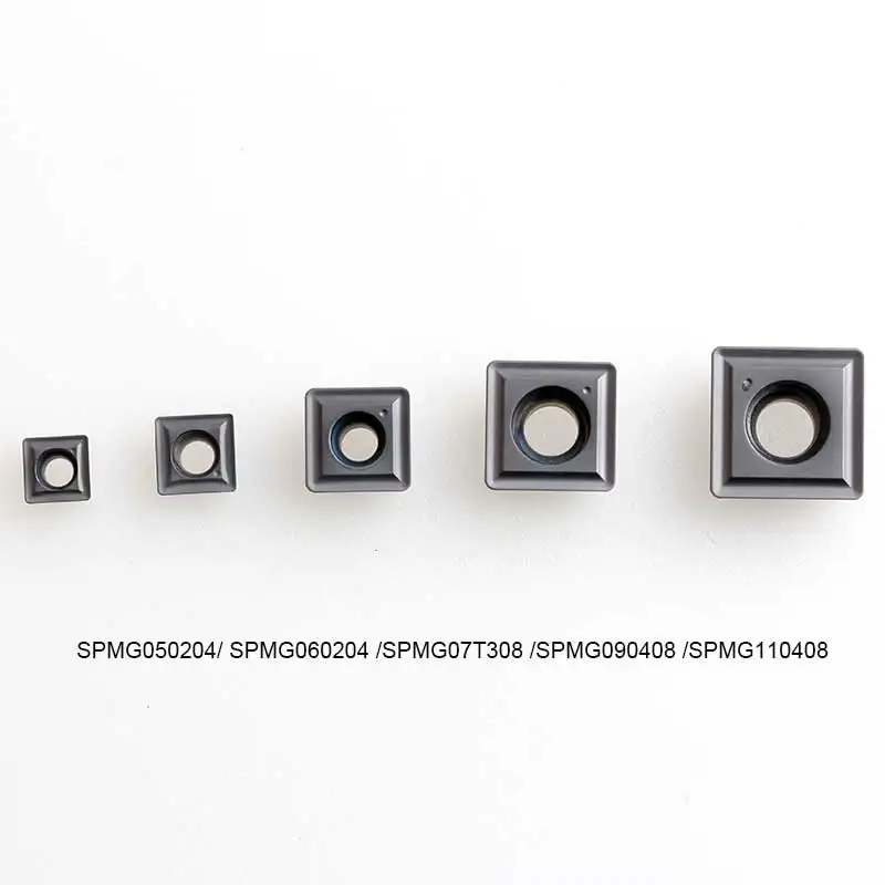 10 Chiếc SPMG050204 SPMG060204 SPMG07T308 SPMG090408 SPMG110408 LF6018 Lắp Cho Tiện U Lắp Mũi SP Khoan