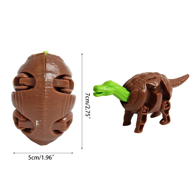 Jouets René de dinosaure déformables pour garçons de 3,4 et 5 ans, remplisseurs de panier de pâques, faveurs de fête, 1 pièce