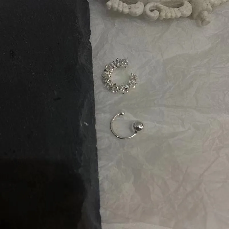 Simple High-end Earrings Clip Ear Clips Without Pierced Female Temperament Fashion Retro Cold Wind Ear Bone Clip image 5