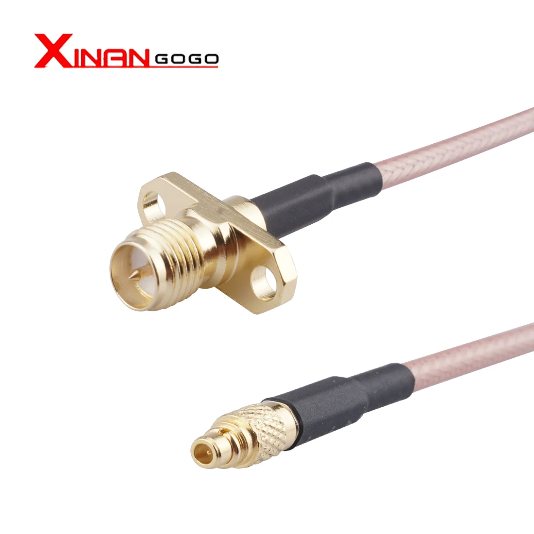  1pcs MMCX to RP-SMA Female Flange Panel Mount RG316 Pigtail FPV Antenna Extension Cord for TBS Unify PandaRC VTX