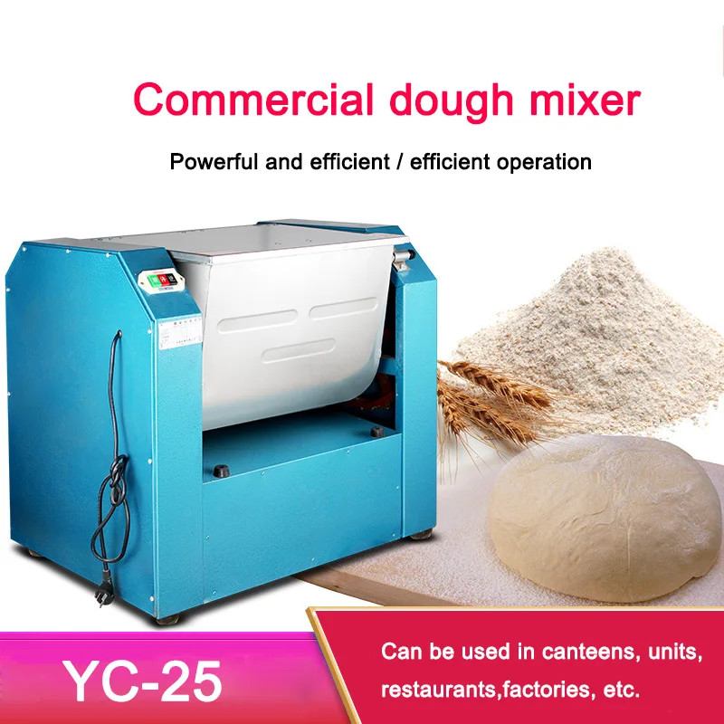 

25L Commercial mixer YC-25 mixing machine multi-function stainless steel kneading machine and noodle dough mixer 220V/380V 1.5kw