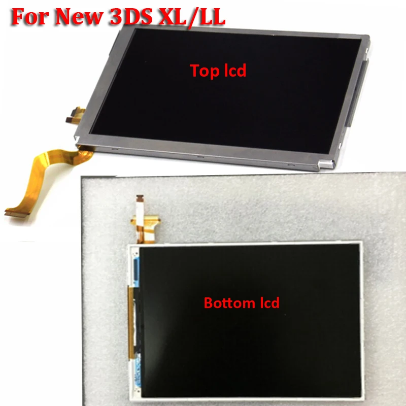 2019 Replacement Upper & Lower/Bottom TFT LCD Screen/Display Module for Nintendo DS Lite/NDSLite/NS