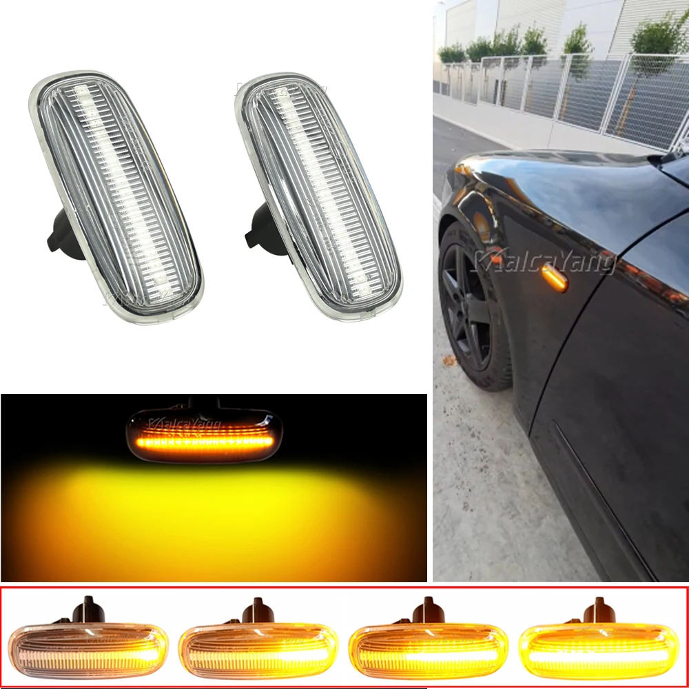 Dynamic Fender Turn signa Light For Audi A3 S3 8L 2000-2003 A8 D2 1999-2002 TT 8N 2000-2006 ide Marker Lights