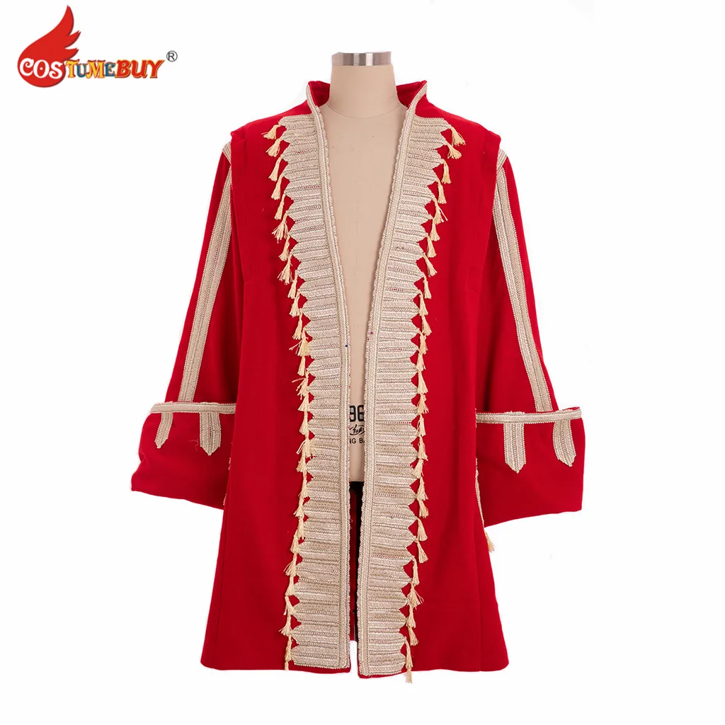 

Costumebuy George Washington King Cosplay Victorian Men Civil War Jacket Captain Costume Pirate coat Medieval Renaissance Trench