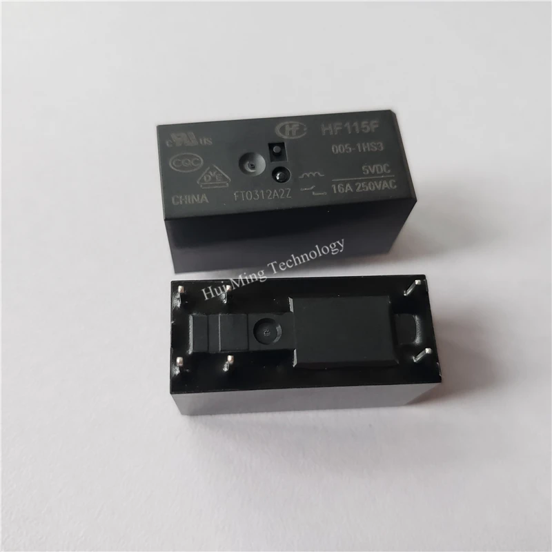 5 Chiếc Tiếp HF115F-005-1HS3 HF115F-012-1HS3 HF115F-024-1HS3 250V 16A Tiếp 6 Pin Relay 5V/12V/24VDC rơ Le
