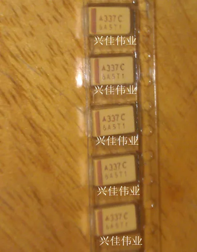 الأصلي 5 قطعة/16V330UF 337C 330 فائق التوهج 16V D7343 D نوع التنتالوم مكثف SMD
