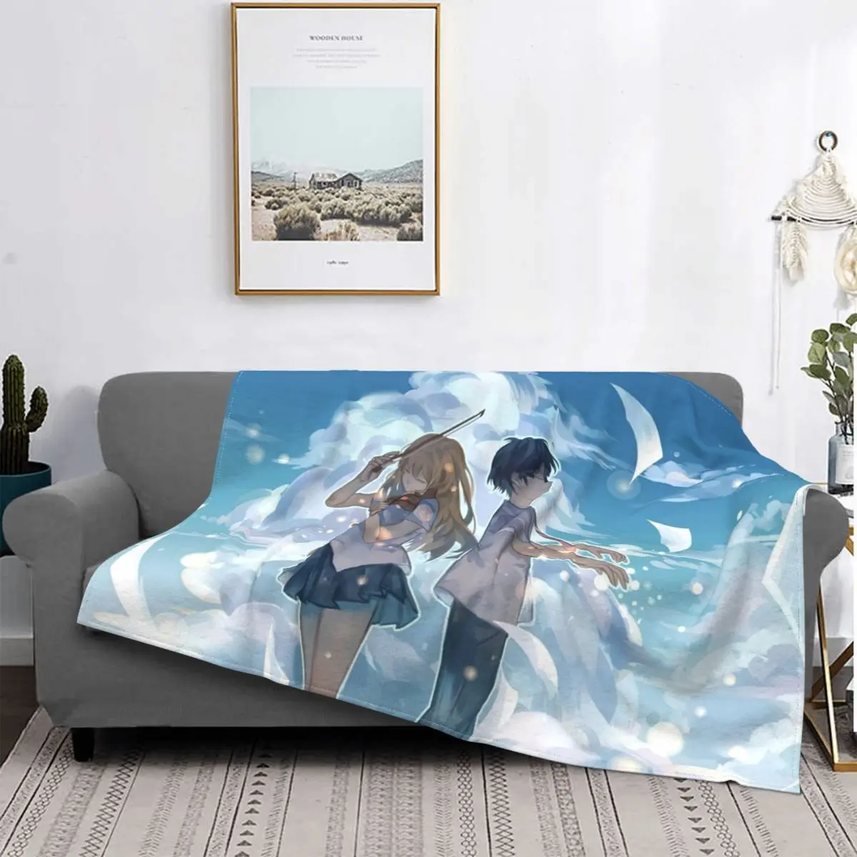 

Your Lie In April Carpet Living Room Flocking Textile A Hot Bed Blanket Bed Covers Luxury Blanket Blanket Flannel Blanket