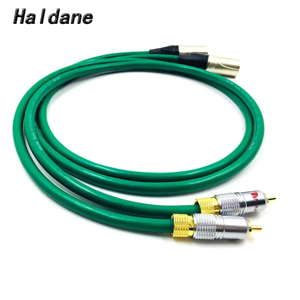 Haldane Pair Type-Na-chi RCA to XLR Balacned Audio Cable RCA Male to XLR Male Interconnect Cable with MCINTOSH USA-Cable