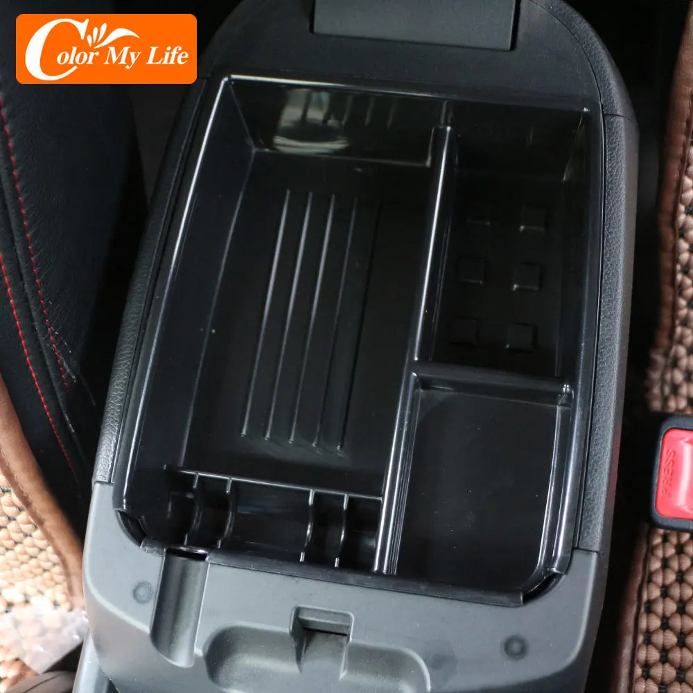 ABS Car Armrest Box Storage Case for Kia Sportage SL 3 R Sportage3 SportageR 2011 - 2015 Accessories Suite Kit Parts