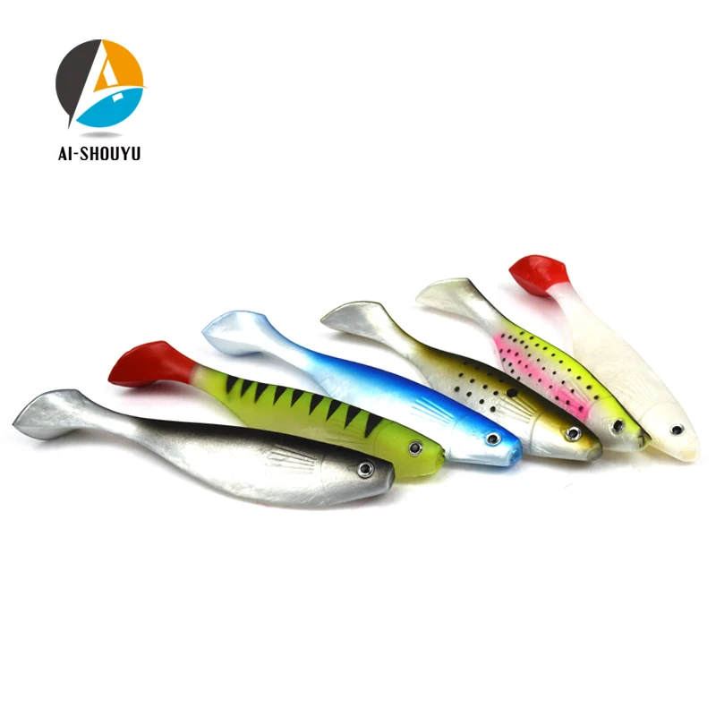 AI-SHOUYU Soft Fishing Lure 10cm/12g 15cm/26g 23cm/75g Teeze Pro Shad Lure Berserk Sea Fishing Bass Pike Zander Soft Baits