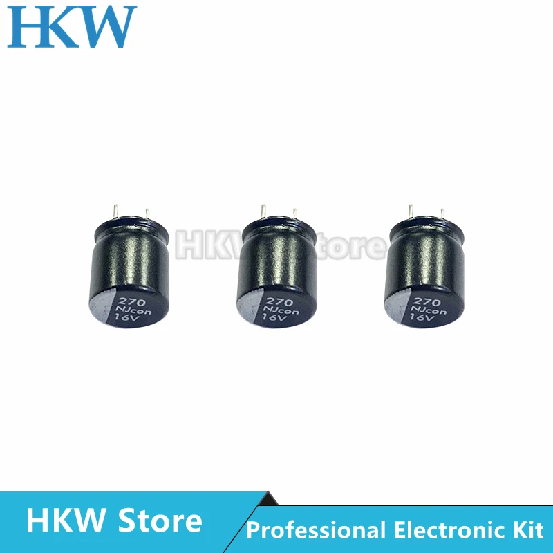 20 sztuk nowy DIP 270uF 16V 8x8mm Super niski ESR 16V270uF dla płyty głównej VGA stałe aluminium kondensator 270UF16V wysokiej jakości 8*8mm