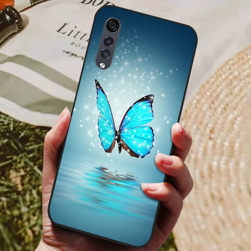 Case For LG Velvet Silicone Wolf Soft Phone Cover For LG Velvet 5G Case Luxury Black TPU Coque For LG Velvet 6.8\