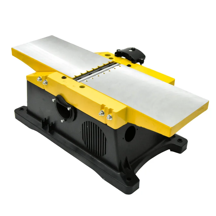 6 Inch Woodworking Planer Desktop 220V Electric Planer Multi-functional Household Power Tools Small Planer Heavy Duty Planer