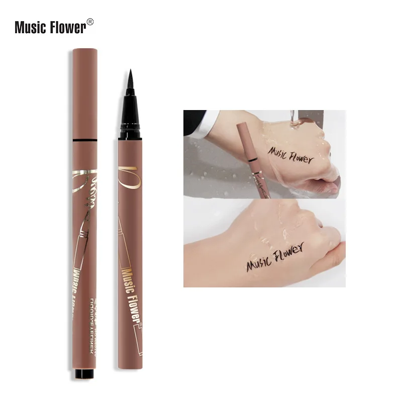 Hot Selling M6014 Cool Fresh Push Waterproof Not Makeup Removing Liquid Eyeliner Makeup Goods Cosmetic Gift for Women