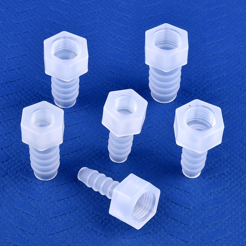 5~200Pcs/lot G1/8~1/4 To 4~12 PP Pagoda Direct Connector Aquarium Tank Air Pump Fittings Irrigation System Water Pipe Hose Joint