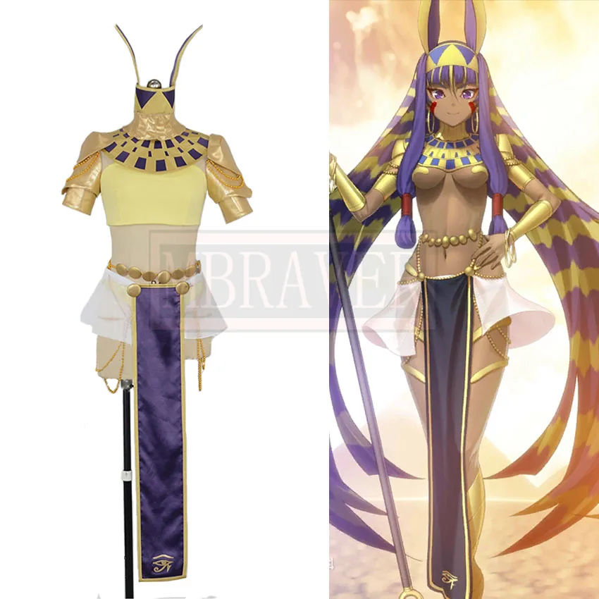 

Fate/Grand Order FGO Nitocris Sexy Suit Halloween Carnival Birthday Party Cosplay Costume Custom Made Any Size