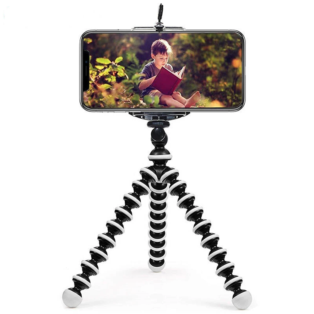 Universal Mini Octopus Tripod Phone Tripod Holder Flexible Tripod Stand Action Camera Stand Smartphone Holder With Clip