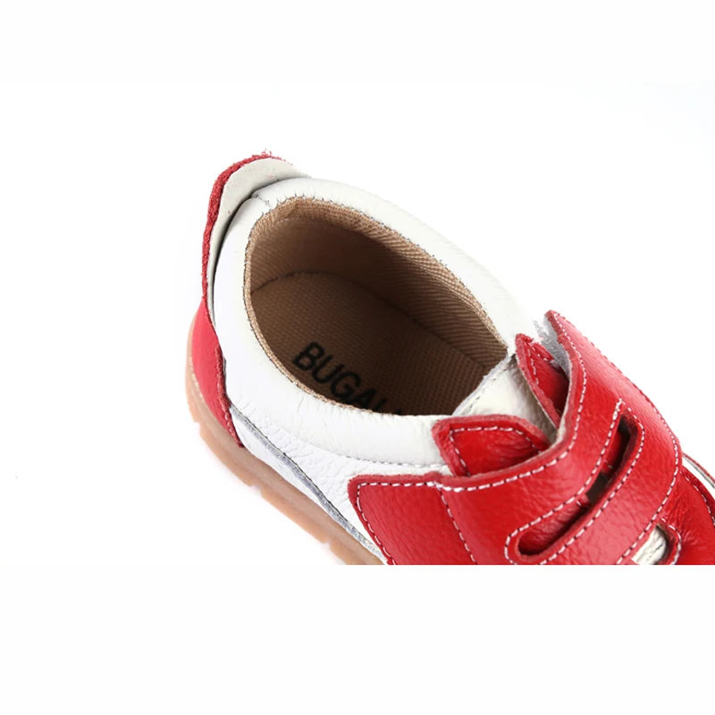 Antislip girls comfortable genuine leather toddler kids sports shoes sneaker