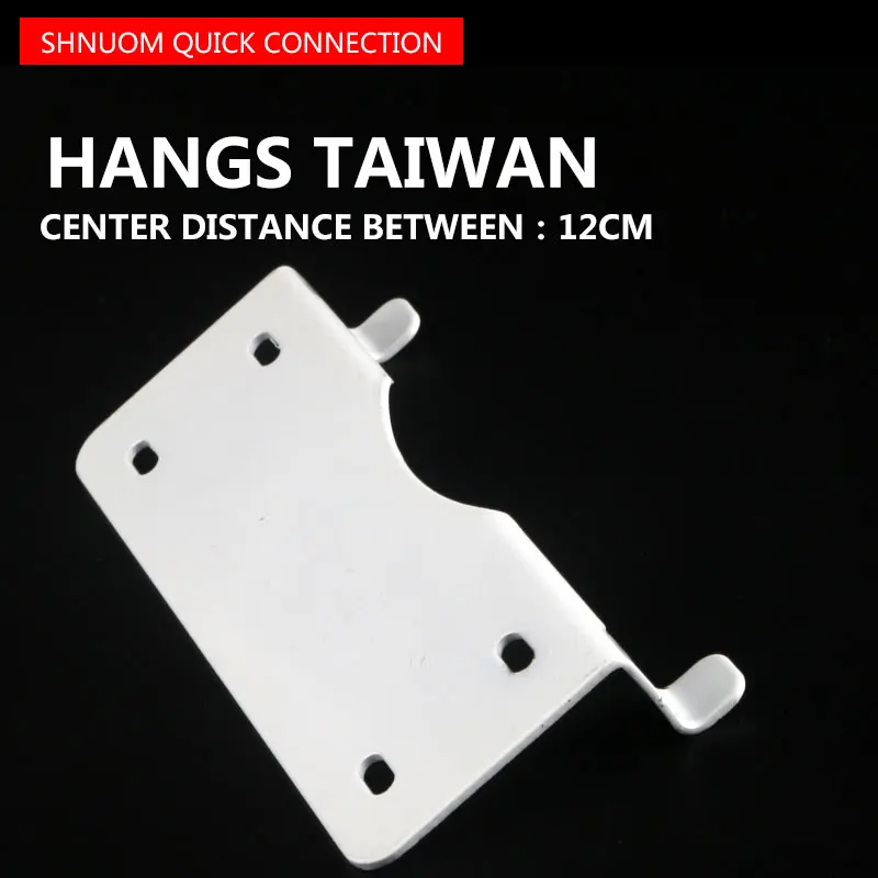 Nước Máy Lọc Nước Sắt Treo Tấm Sắt Treo Bảng Cố Định Móc Chân Đế Móc Khoảng Cách 120MM Linh Kiện Lọc Nước