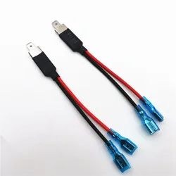 2pcs H1 LED Single Conversion Wiring Connector Cable Holder Adapter for LED Headlight Bulbs Replacement Adapter Holder for H1