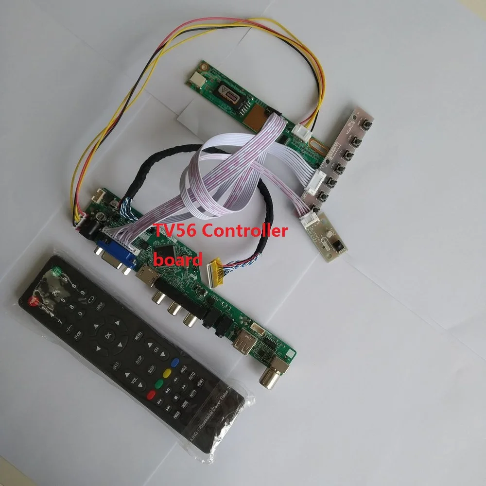 

for B141PW01 V3 1 lamps 14.1" USB Module Digital SignalNew Controller 30pin Driver Board VGA AV TV 1440X900